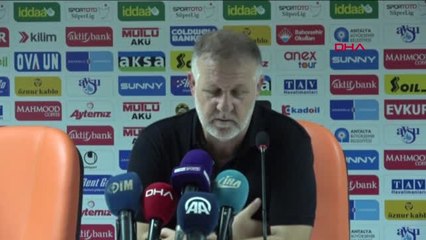 Spor Aytemiz Alanyaspor - Antalyaspor Maçının Ardından