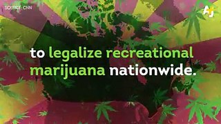 Canada is the 2nd country to legalize recreational marijuana.