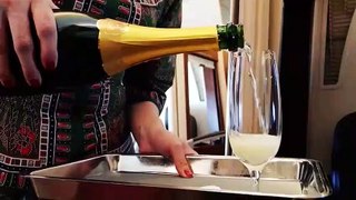 First-Class Airplane Games: A Blindfolded Champagne Taste Test | Jet Set's The Upgrade | Bravo
