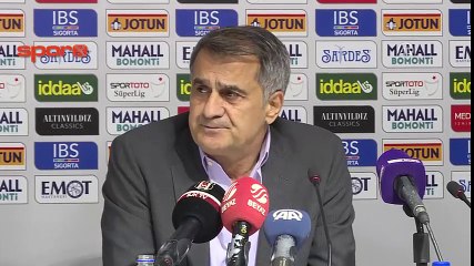 Şenol Güneş: "Burada kararları ben veriyorum"