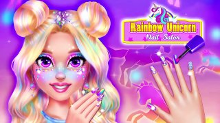 Rainbow Unicorn Nail Beauty Artist Salon App Download