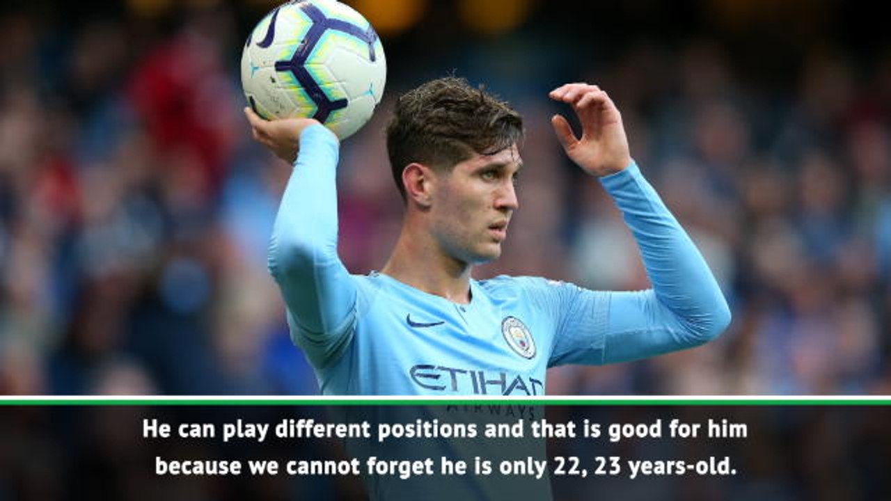 Versatility key for John Stones - Guardiola
