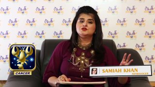 Samiah Khan astrologer horoscope 22nd Oct - 28th Oct 2018