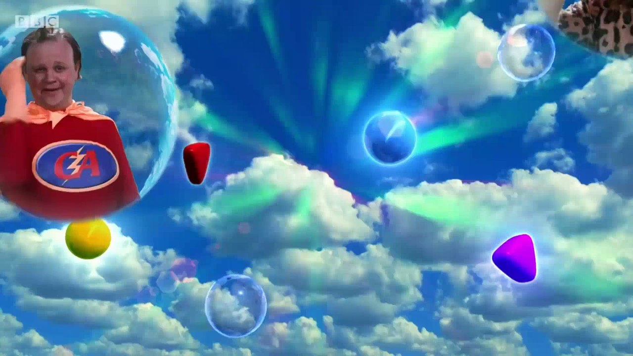 Cave Dweller Ug and Ig prepare to go hiking with a superheavy rucksack made of rock