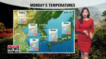 Wide temperature differences, thick fog in inland regions _ 102218