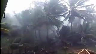 Thibaud, Dominica as Hurricane Maria approaches the island