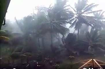 Thibaud, Dominica as Hurricane Maria approaches the island