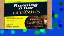 F.R.E.E [D.O.W.N.L.O.A.D] Running a Bar For Dummies [E.B.O.O.K]