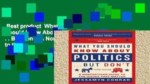 Best product  What You Should Know About Politics . . . But Don t: A Nonpartisan Guide to the