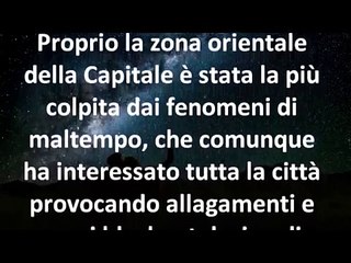 Meteo apocalisse di grandine a Roma in questo momento situazione drammatica nella Capitale