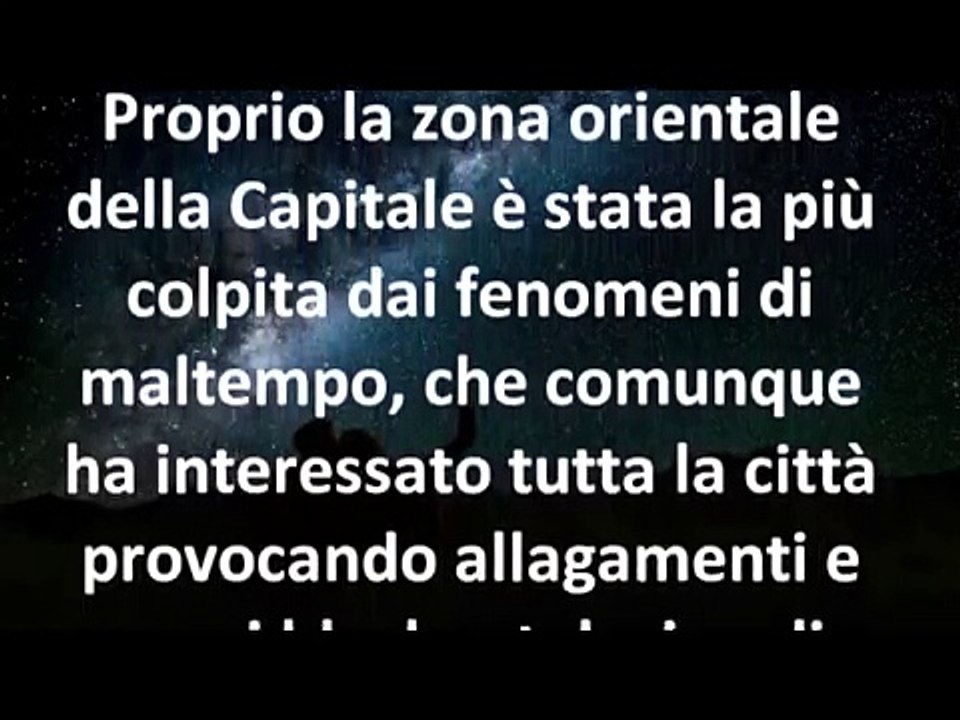 Meteo apocalisse di grandine a Roma in questo momento situazione drammatica nella Capitale