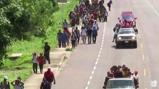 Así avanza por México la caravana de migrates
