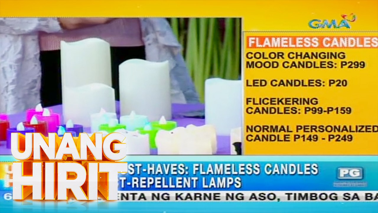 Unang Hirit: UNDAS MUST-HAVES: Flameless and insect-repellent candles, patok ngayong Undas
