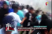 Varios heridos dejó pelea entre barristas de Sporting Cristal