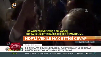 "Vekilim diyorsun terörist cenazesine katılıyorsun"