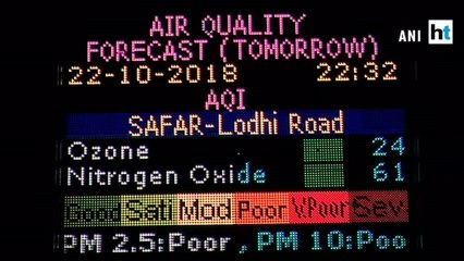 Air quality in Delhi remains 'very poor', set to deteriorate further this week