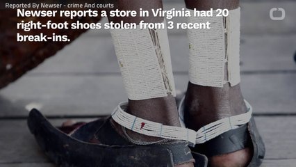 Virginia Man Steals 7 Right Foot Shoes