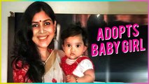 Sakshi Tanwar Proud Mother | Adopts Baby Girl | First Picture