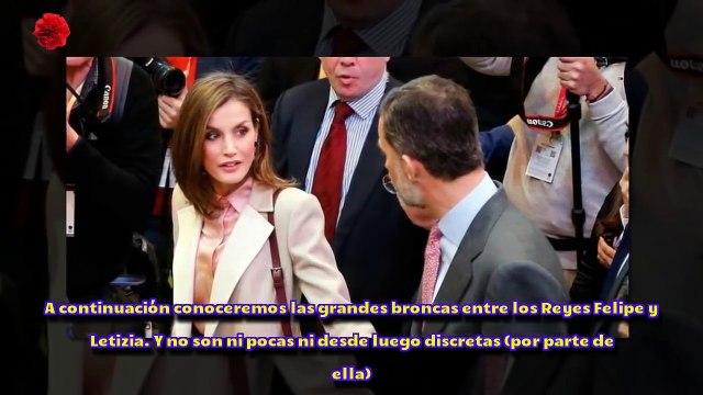 Revelando todas las peleas, en voz alta entre entre los Reyes Felipe y la reina Letizia