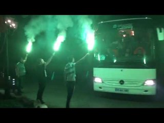 U19 Takımımızı Antalya'da Ünitimsah üyeleri meşalelerle karşıladı