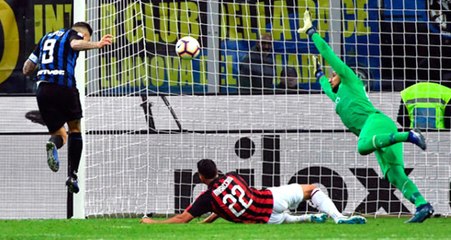 İtalya Liginde Inter, Milan'ı 90+2. Dakikada Gelen Golle Yendi