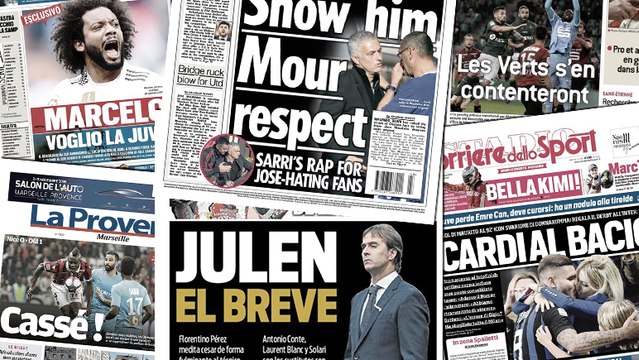 Maurizio Sarri prend la défense de Mourinho, Mauro Icardi enflamme la presse italienne