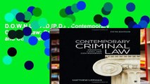 D.O.W.N.L.O.A.D [P.D.F] Contemporary Criminal Law: Concepts, Cases, and Controversies [P.D.F]