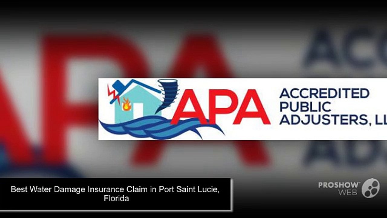 Best Water Damage Insurance Claim in Port Saint Lucie, Florida