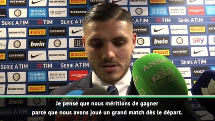 Derby della Madonnina - Icardi : "L'Inter mérite sa victoire"