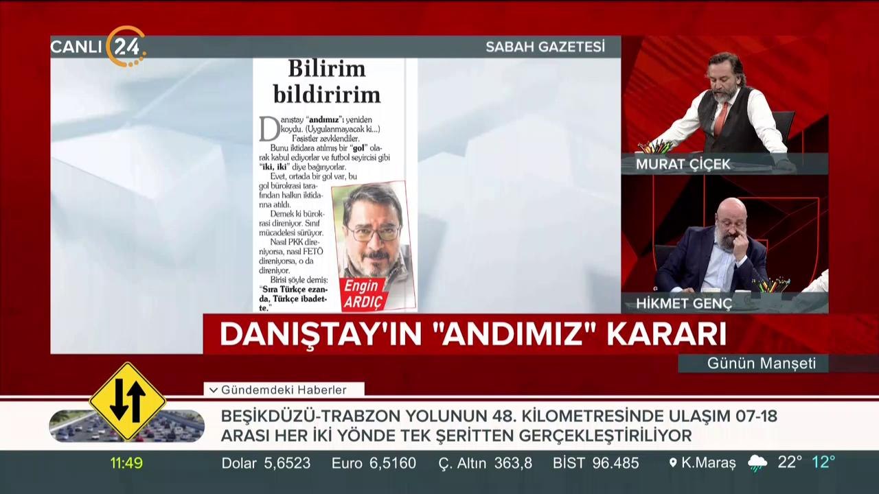 "Sıra Türkçe ezanda, Türkçe ibadette..."
