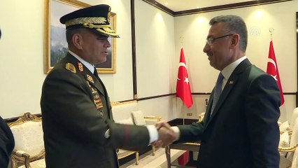 Cumhurbaşkanı Yardımcısı Oktay'ın kabulü - ANKARA