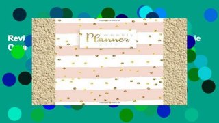 Review  Weekly Planner 2019: Calendar Schedule Organizer and Daily Planner With Inspirational