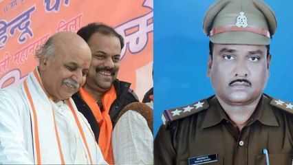 विहिप ने नेता ने दरोगा को हड़काया, कहा- लड़कियां नचवाते हो और दंगल बंद कराते हो