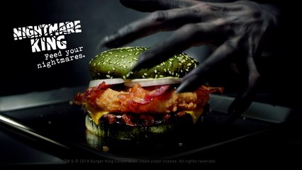 BURGER KING HALLOWEEN NIGHTMARE BURGER