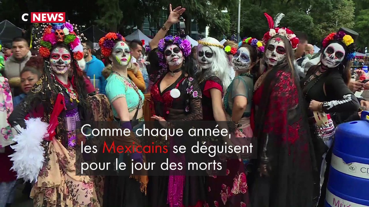 Célébrations autour du jour des morts au Mexique