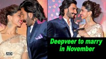Deepika Ranveer to marry in November Celebs wishes them