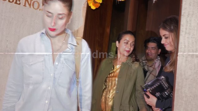Kareena Kapoor and Karan Johar Spotted At Manish Malhotra Birthday Bash