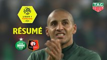 AS Saint-Etienne - Stade Rennais FC (1-1)  - Résumé - (ASSE-SRFC) / 2018-19