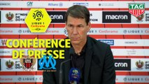 Conférence de presse OGC Nice - Olympique de Marseille (0-1) : Patrick VIEIRA (OGCN) - Rudi GARCIA (OM) / 2018-19