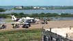 A Tropic Air Cessna Caravan aircraft ran off the runway in San Pedro Town this morning Saturday, September 8th, after the pilot elected to abort the flight. A