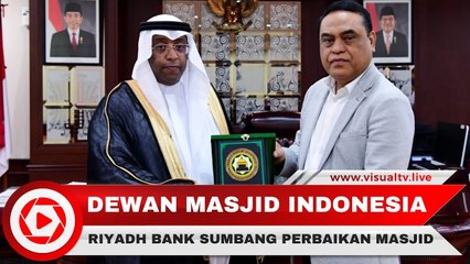 Riyadh Bank Sumbang Perbaikan Masjid Melalui DMI, Pasca Bencana Sulawesi Tengah