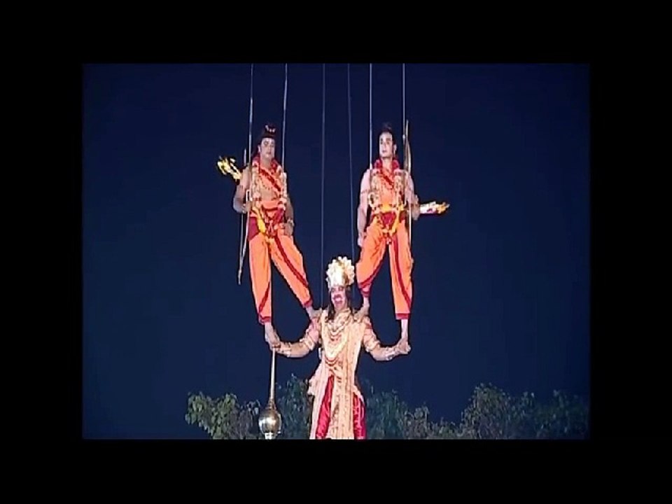 Ramleela In Delhi - Shree Ram, laxman and Hanuman
