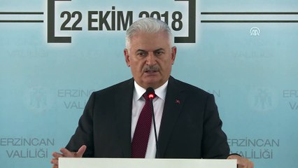 Yıldırım: 'Millet-devlet omuz omuza vererek medeniyet yolculuğumuza yürüyeceğiz' - ERZİNCAN