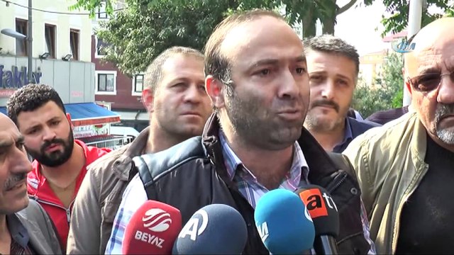 Kartal'da parke taşlarının üzerine dökülen asfalt yüzünden mahalleli birbirine girdi