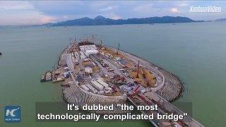 Worlds longest cross-sea bridge near completion in SE China