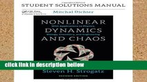 Popular Student Solutions Manual for Nonlinear Dynamics and Chaos, 2nd edition