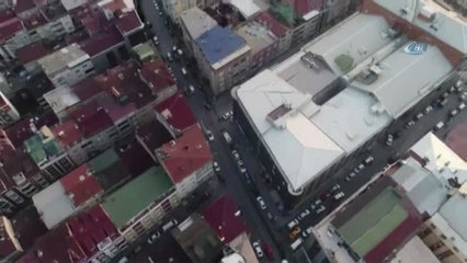 Suudi Arabistan Başkonsolosluğu'nun Aracının Bulunduğu Otopark Havadan Görüntülendi