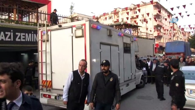 -Konsolosluğun aracının bulunduğu otoparka olay yeri inceleme ekipleri geldi