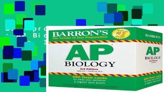 Best product  Barron s AP Biology Flash Cards, 3rd Edition