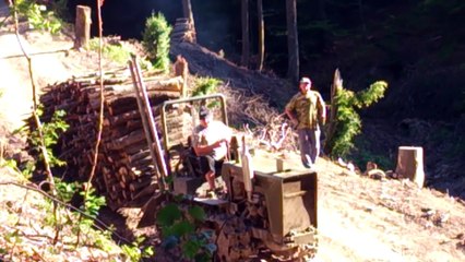 Bolgar T54 ťahanie dreva-Bolgar T54 pulling wood